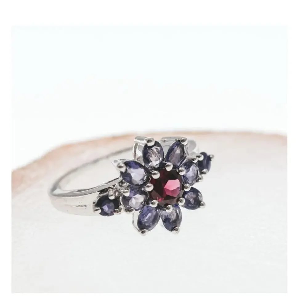 925 Sterling Silver Spinel & Tanzanite 
